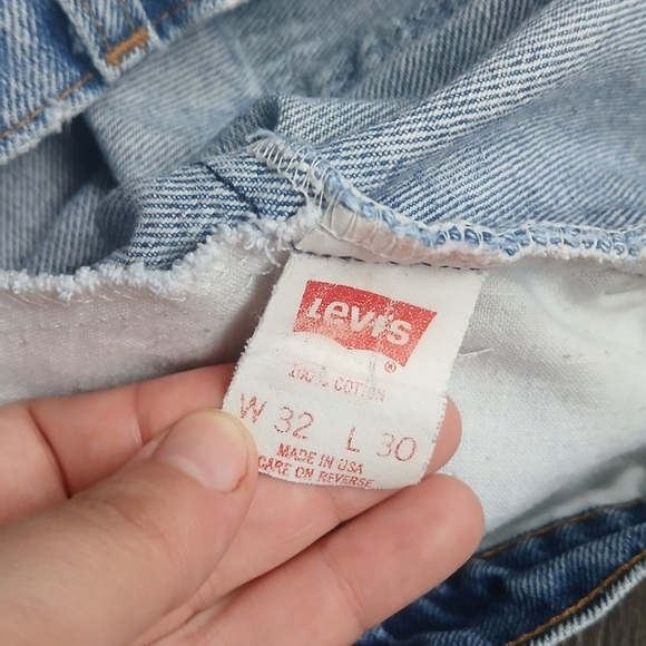 Levi's Womens Vintage 90s Orange Tab Jeans 32×30 See Measurements - Picture 8 of 11